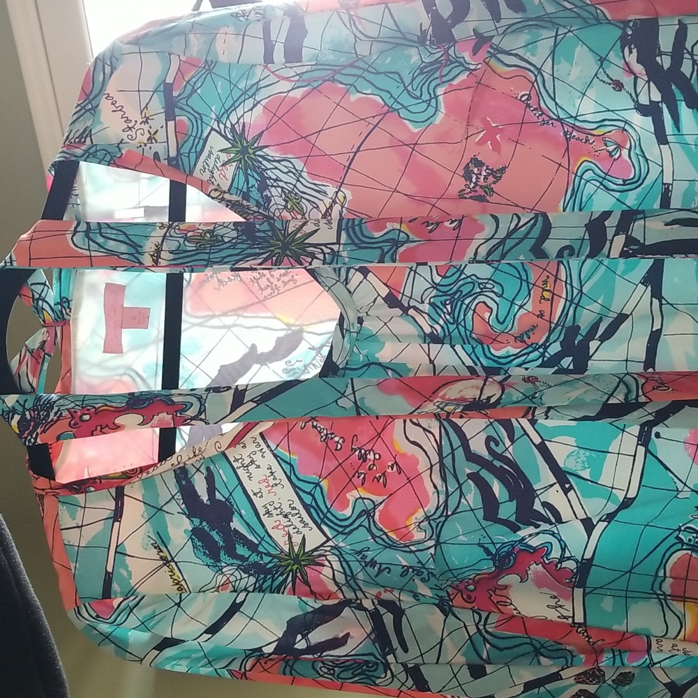 Colorful Abstract Print Dress - Picture 3 of 3